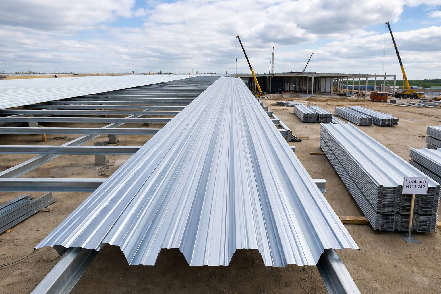 Профлист Н114-750 для коммерческих и частных объектов